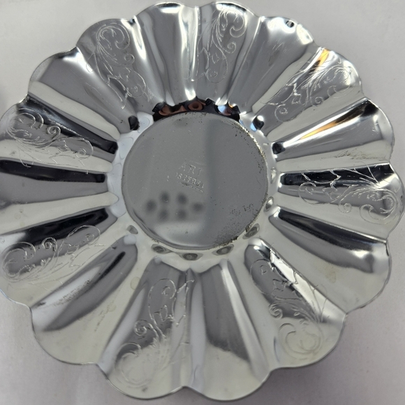 Art Silver Plated Rust Free Small Tea Light Candle Holder Cookie Desert Holders - Picture 8 of 10